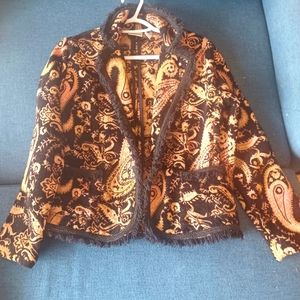 Chicos Paisley Jacket